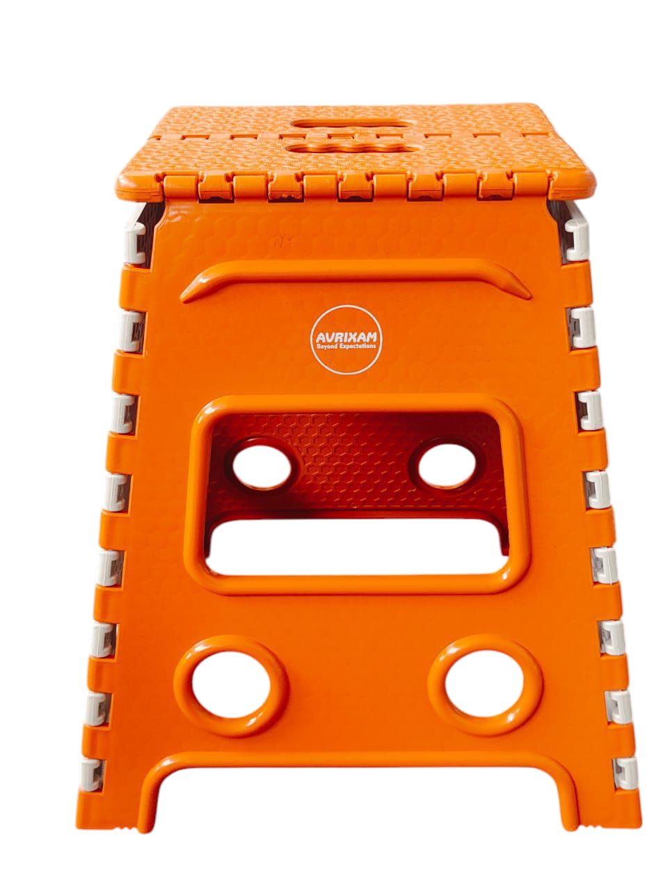 18 Inch Super Strong Folding Step Stool | 180 KG Heavy-Duty, Non-Slip Plastic for Adults & High Reach